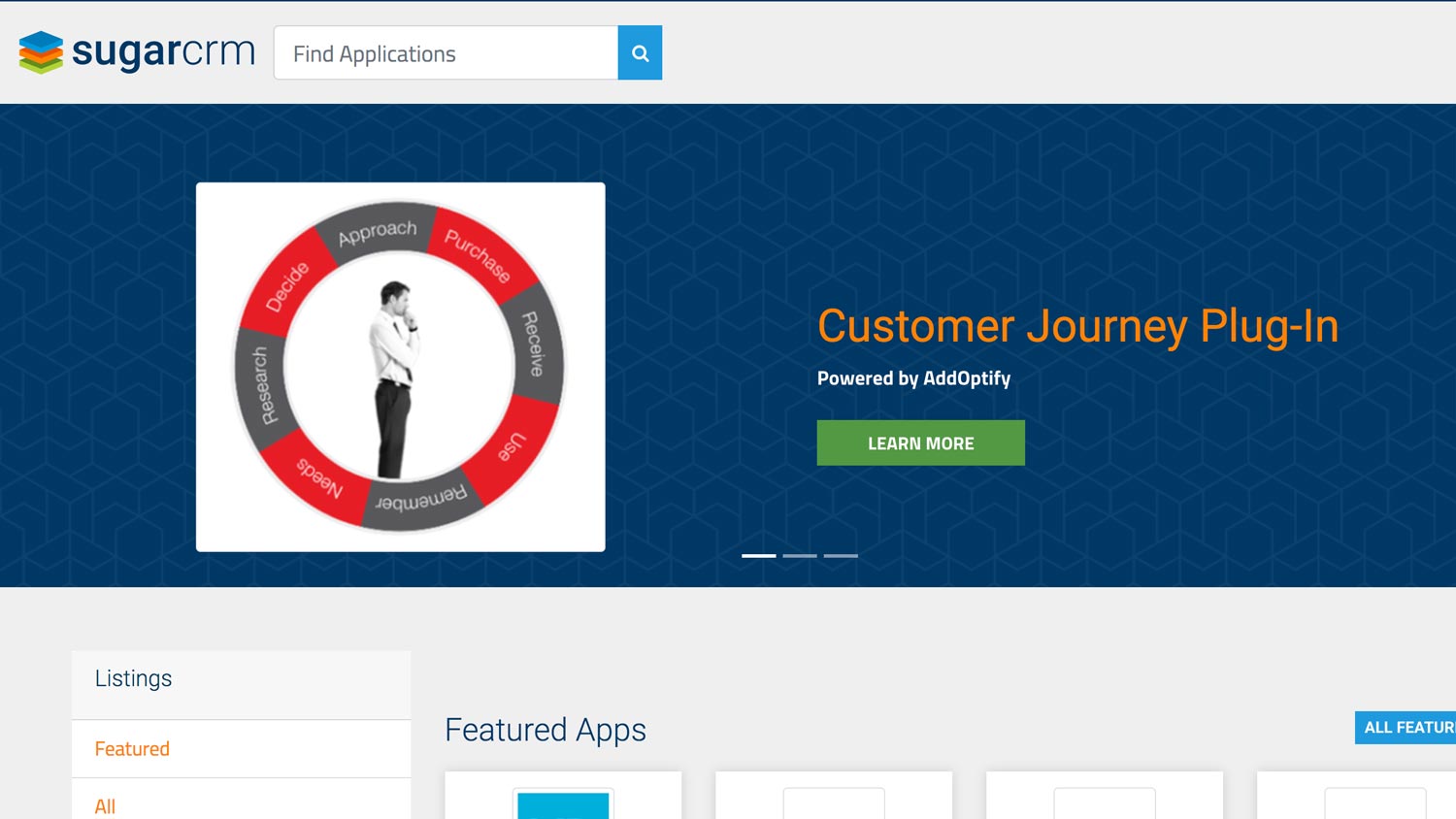 sugar CRM customer journey app